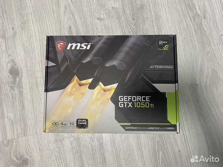 Видеокарта geforce gtx 1050 ti msi