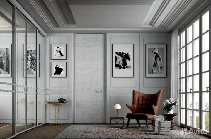 Межкомнатные двери скрытого монтажа эмаль