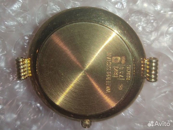 Золотые швейцарские часы 750 (9гр золота)