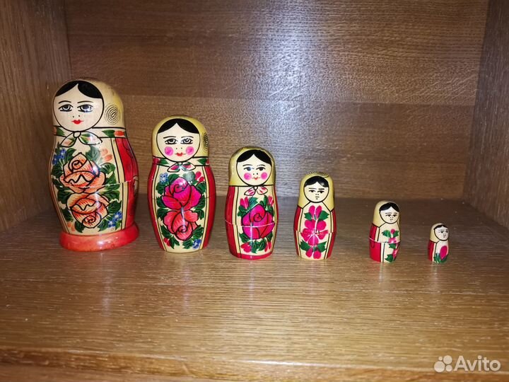 Матрешка. Семеновская матрешка. 6 кукол