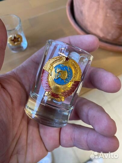 Набор стопок с символикой СССР (новые)