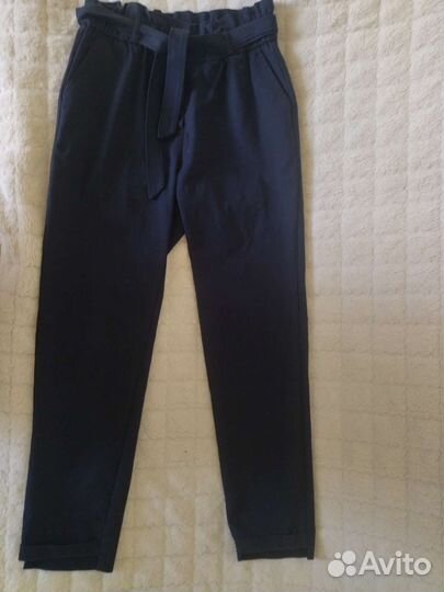 Брюки школьные синие на девочку