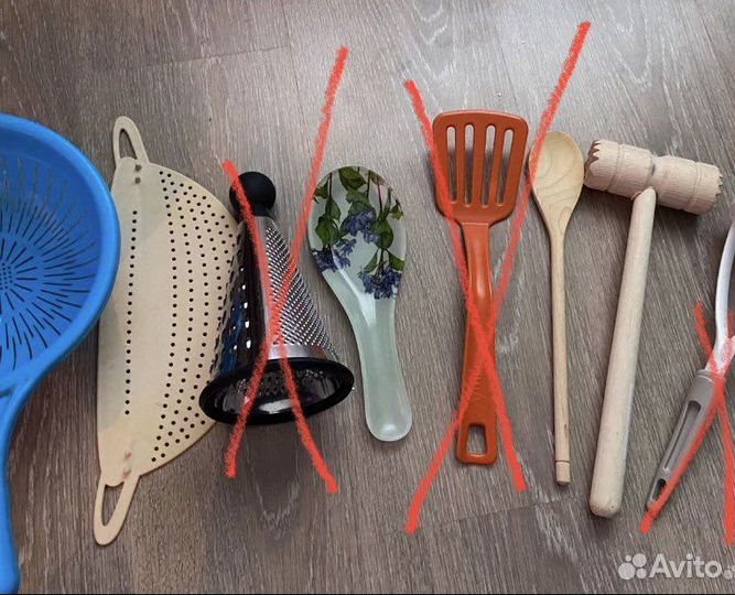 Кухонные приборы, копилка, статуэтка