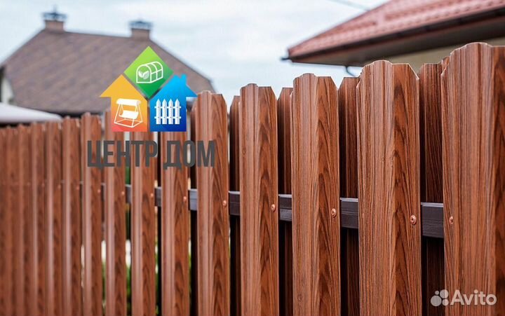 Евроштакетник металлический
