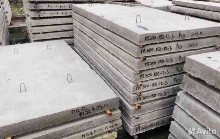 Дорожная плита жби новая 3x1.75 опт