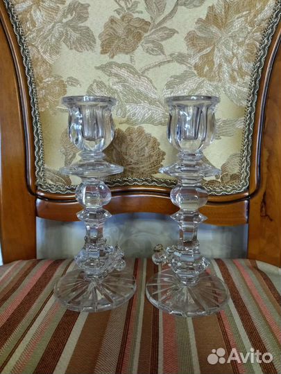 Подсвечник хрустальный 2 шт