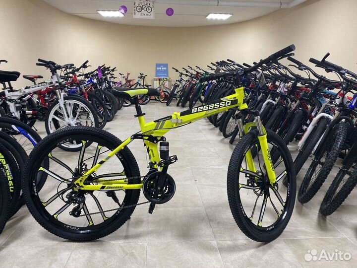 Велосипед взрослый на литых дисках