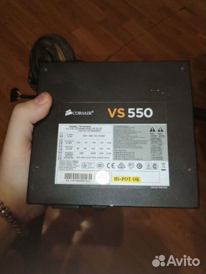 Блок питания Corsair VS 550v