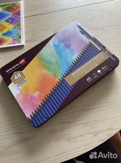 Карандаши Brauberg art цветные акварельные 48