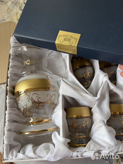 Графин и стаканы Чехия