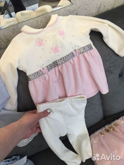 Вещи пакетом для девочки 5-8 месяцев