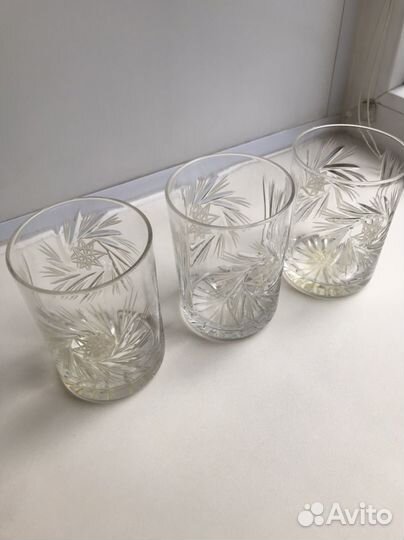 Хрустальные стаканы СССР