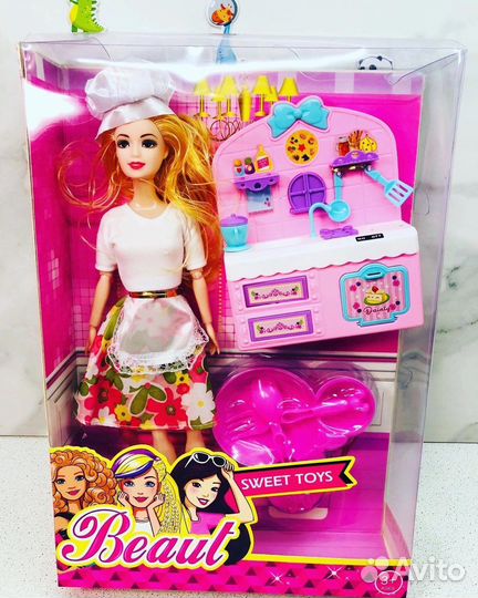 Кукла барби Повар,Учительница,Доктор Шарнирная