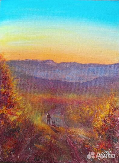 Картина для влюбленных в горы 