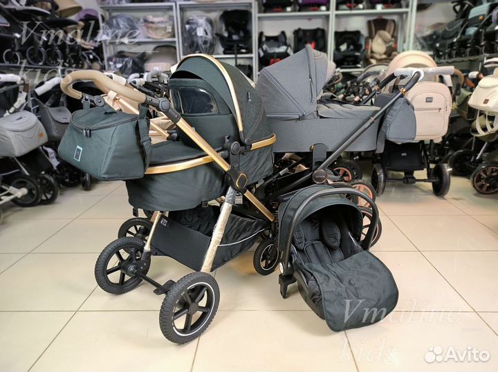 Kоляcкa 3 в 1 черная