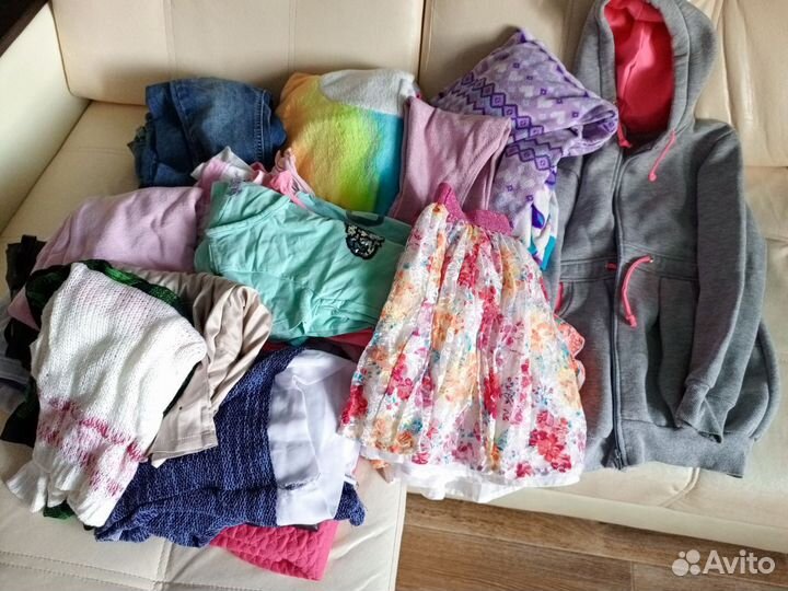 Детская одежда для девочек пакетом 8-12 лет