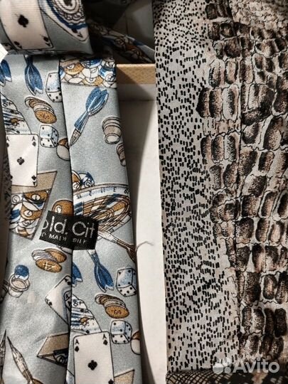 Винтажные галстуки, шелк. Супер