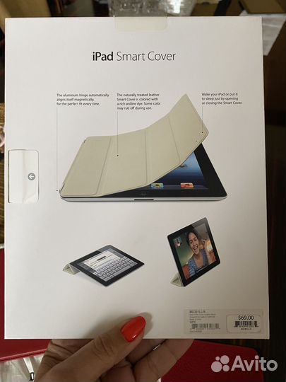 iPad Snart Cover Leather Black обложка новая