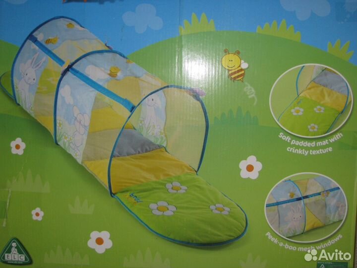 Развивающий коврик туннель. Фирмы ELC