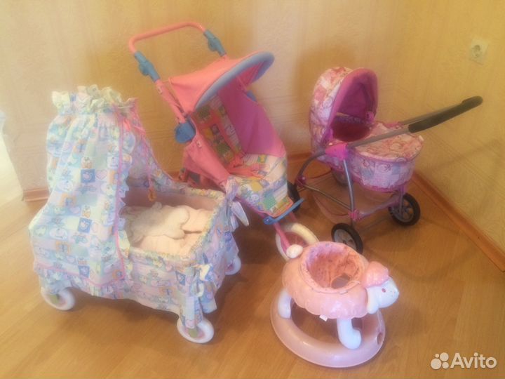Коляски,кроватка,Куклы