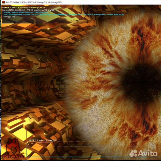 Видеокарта GTX 1070 8 Гб