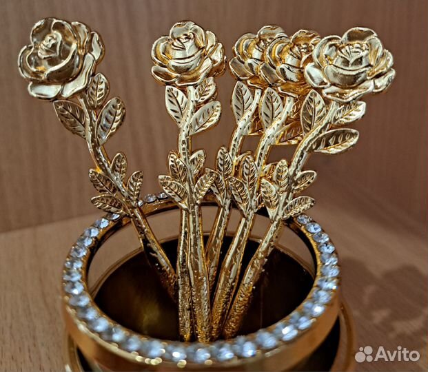 Набор чайных ложек с подставкой