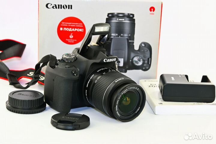 Canon EOS 2000D/T7 24.0MP Kit Canon 18-55 новый