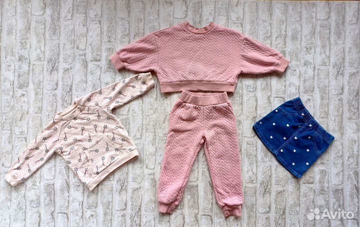 Вещи пакетом на девочку 92 98 104