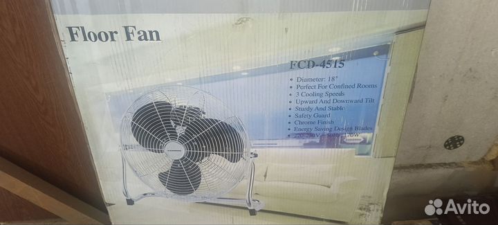 Вентилятор напольный floor fan fcd 4515