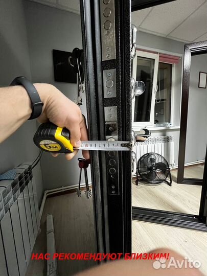 Тяжелая дверь входная в дом