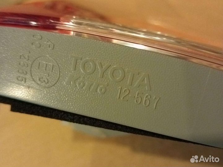 Фонарь внутренний правый королла 150