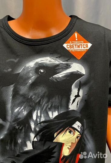 Футболка Наруто ворон
