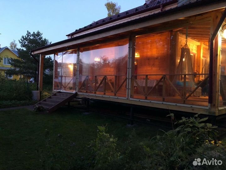 Мягкие окна для террас веранд беседок