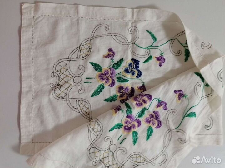 Хлопковая дорожка на стол времен СССР