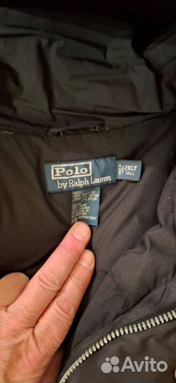 Пуховик мужской Ralph Lauren оригинал 2XL