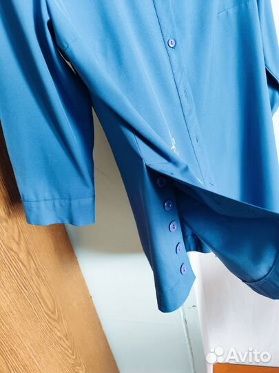 Рубашка женская 48 50 удлиненная