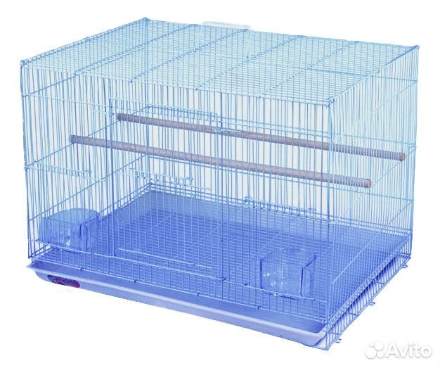 Клетка Triol 504 76х46х45,5см голубая