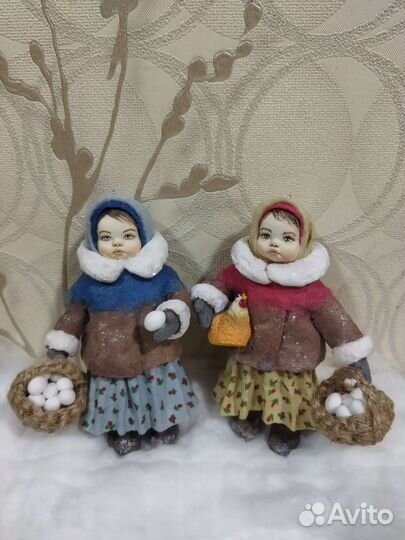 Ватная ëлочная игрушка