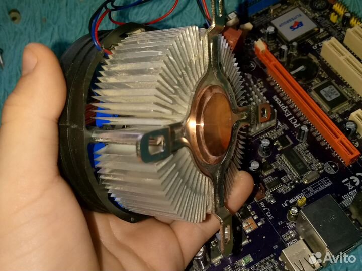 Комплект мать проц память охлаждайка
