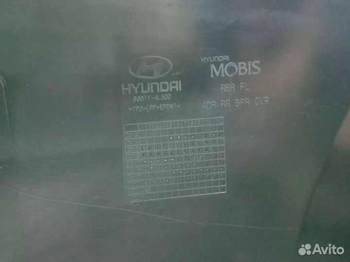 Бампер задний Solaris