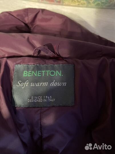 Пуховик Benetton
