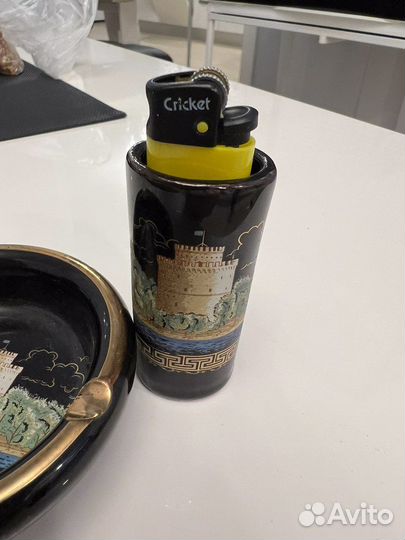 Пепельница и футляр для зажигалки