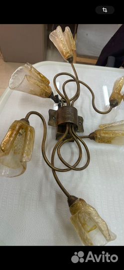 Люстра потолочная бу