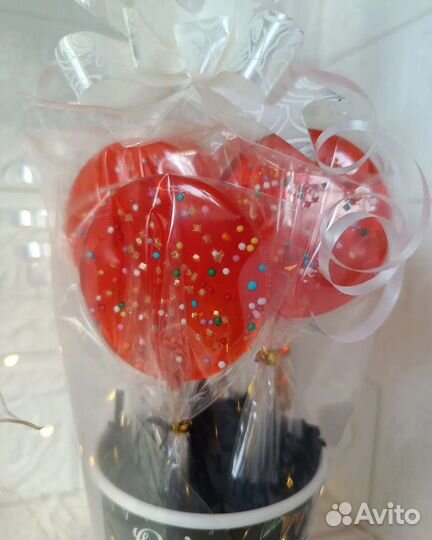 Леденцы из изомальта ручной работы