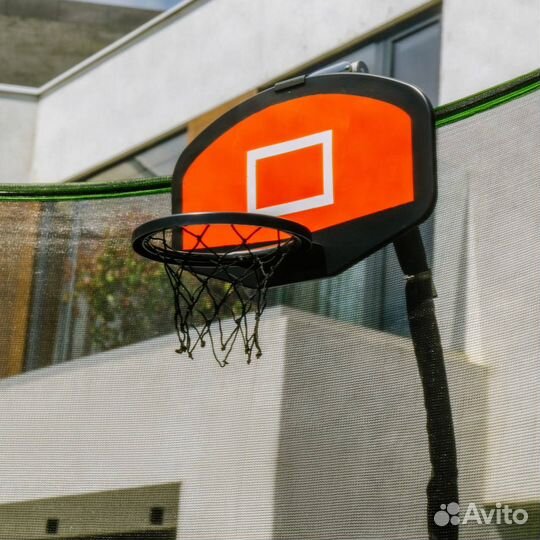 Батут с баскетбольным кольцом