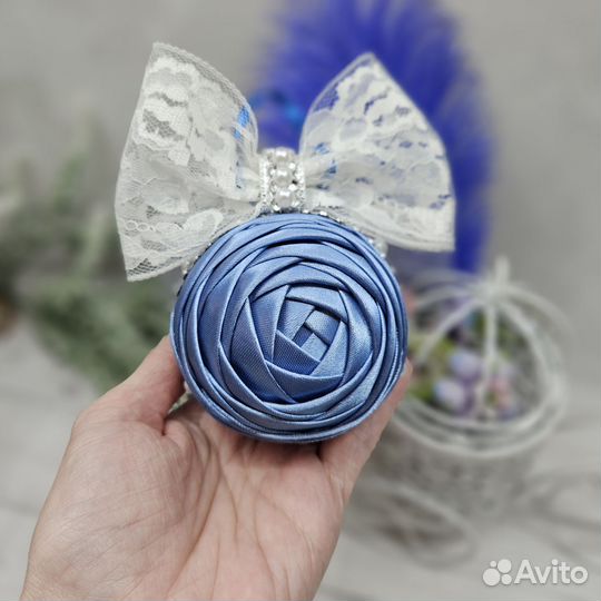 Шарики на ёлку ручной работы