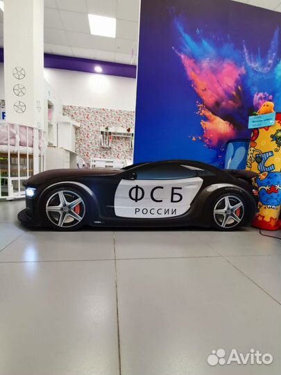 Кровать машина