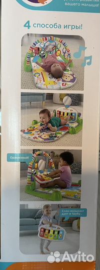 Музыкальный коврик пианино fisher price