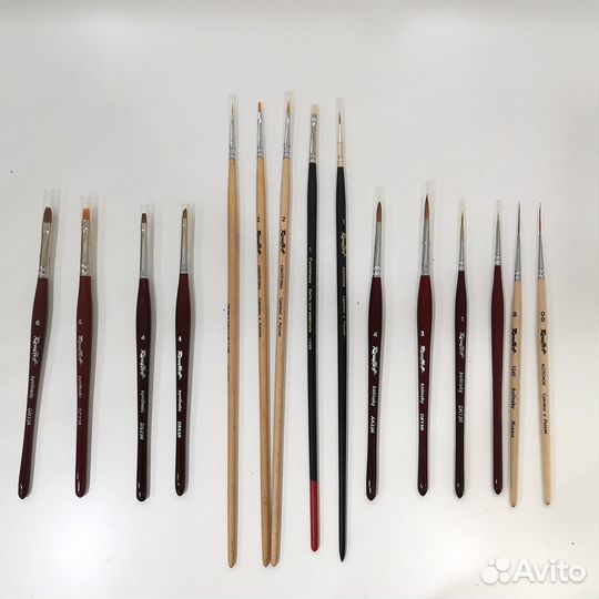 Кисти рублев для маникюра