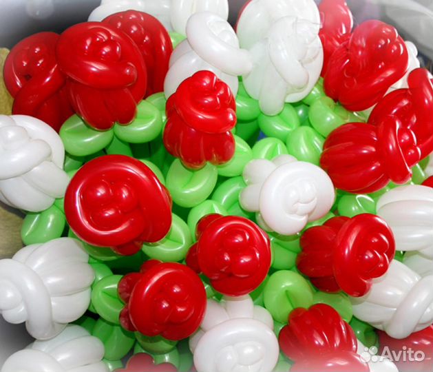 Букет роз из воздушных шаров